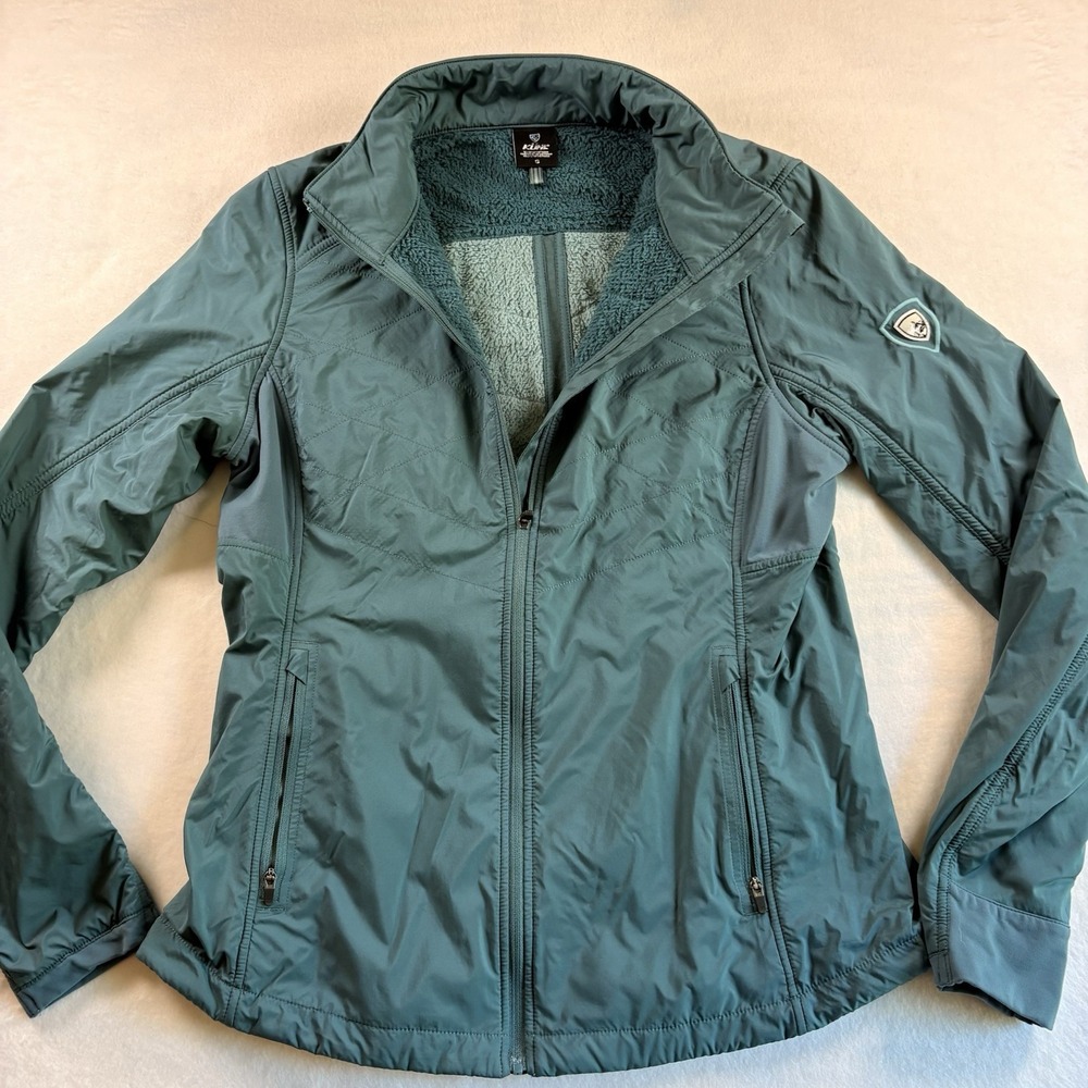Kuhl The One Jacket Womens Small Teal Full Zip Insulated Lightweight Stretch - Picture 3 of 16
